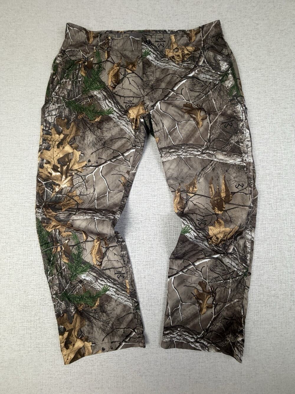 Under Armour Realtree Edge Camo Hunting Pants Mens 42x32 Loose Outdoor